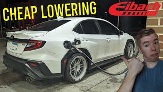 Installing Lowering Springs on My 2022 WRX [upl. by Asirrac]