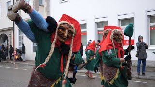 Fasnet Narrensprung in Lauingen Teil1 [upl. by Bate]