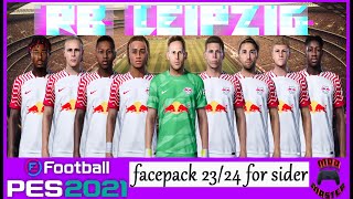 RB LEIPZIG 202324  FACEPACK ❌PES 2021❌ [upl. by Lien]