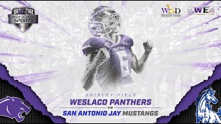 Football Playoffs 2023 San Antonio Jay Mustangs vs Weslaco Panthers [upl. by Beitch744]