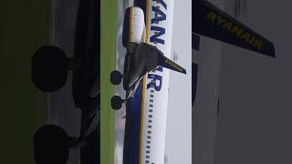 RAINY LANDING RYANAIR B737800 shorts ryanair landing [upl. by Marcellus818]