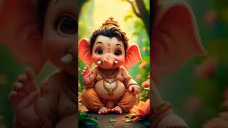 Little Ganesh 🚩jai Ganesha ganesh ganeshchaturthi cartoon [upl. by Keith456]