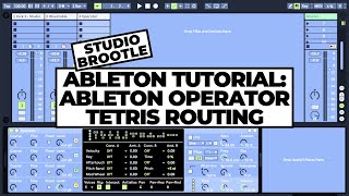 Ableton Operator Routing Algorithms Those Tetris Icons  How To Use Them Creatively [upl. by Evangeline]