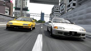 HONDA CIVIC EG6 amp CRX ED9  ASSETTO CORSA [upl. by Atsirak876]