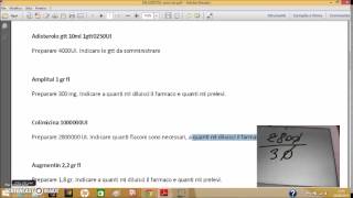 diluizione antibiotici e unità internazionali  lezione 5 [upl. by Bellew]