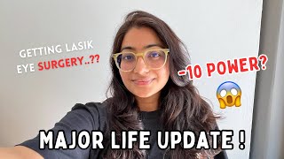 Life Update Getting Lasik Eye Surgery😱VLOG  TheExploringBeauty [upl. by Ayitahs710]