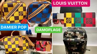 Louis Vuitton NEW Bags Damier Pop  DAMOFLAGE  Pharrell SS24 [upl. by Susumu299]