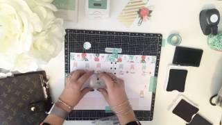 Decorating Planner Inserts Using Stamps [upl. by Woolley]