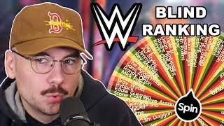 Blind Ranking WWE Wrestlers Without Knowing Who Comes Next [upl. by Domonic]