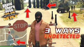 How to escape the gate undetected after exiting El Rubios compound in 3 ways amp without killing GTAO [upl. by Sergu]