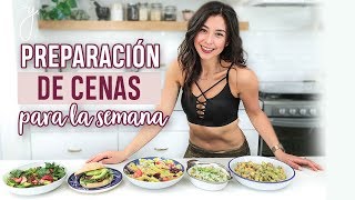 5 Cenas Saludables Rápidas Económicas Y Fáciles 🥙 I Yovana [upl. by Ahtnamys]