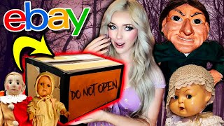 DO NOT BUY A CURSED HAUNTED DOLL MYSTERY BOX FROM EBAY bad idea [upl. by Aimas51]