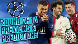 Will MBAPPÉ Eliminate His “Future” Club  Champions League Round of 16 Predictions  Previews [upl. by Deming]