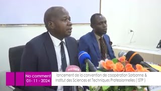 Lancement de la convention de cooperation Sorbonne amp ISTP drtvinternationalhd1817 [upl. by Ailekat]