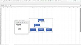 2020 Como hacer un organigrama rápido y fácil con Excel [upl. by Nauqes]