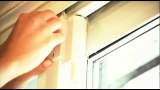 PATIO DOOR GUARDIAN  How to install without keeper plate [upl. by Yodlem]