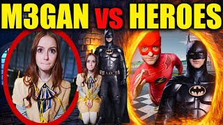 My Girlfriend M3GAN vs MARVEL amp DC SUPERHEROES FINAL FIGHTS [upl. by Imre]