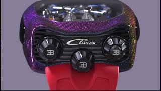 Jacob amp Co Bugatti Chiron Iridium Watch 2024 [upl. by Harshman]