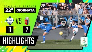 Como vs Ascoli 02  Il Picchio sfrutta la superiorità numerica  HIGHLIGHTS SERIE BKT 20232024 [upl. by Erised]