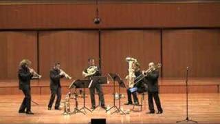 Gomalan Brass Quintet  Schindlers list live in Rome [upl. by Ashwell200]