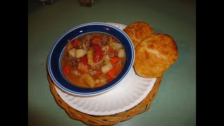 Hamburger Cabbage and Vegetable Soup Country Style [upl. by Bust384]