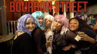 DRUNK NEW ORLEANS NIGHTLIFE  Bourbon Street Craziness [upl. by Annaerda]