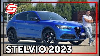 ALFA ROMEO STELVIO 2023  benzina da 280cv che mezzo  TEST DRIVE [upl. by Gaskill]