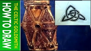 How to Draw Celtic Knots 5  Clonmacnoise Triskele 2 [upl. by Llertnek]