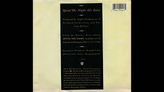 THE ISLEY BROTHERS FEATURING RONALD ISLEYSPEND THE NIGHT CE SOIR INST1989BSIDE7 VINYL80S [upl. by Siskind719]