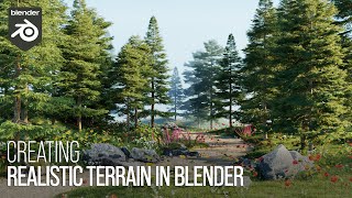 How to Make Realistic Terrain in Blender  Beginner Tutorial [upl. by Sakhuja858]