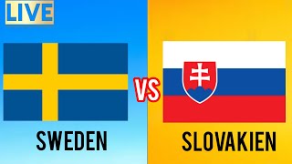 Slovakia vs Sweden Live football match UEFA Nations League 2024 [upl. by Idnat]