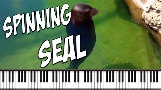 Synthesia Piano Tutorial Spinning Seal  Happy H Christmas [upl. by Chow601]