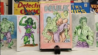 EP 863 Incredible Hulk Giant Size Special 3 1971 by Lee Kirby Demeo Powell Hand Made Cover [upl. by Earlene95]