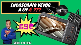 Endoscopio VEVOR 451 P  RECENSIONE [upl. by Narhet]