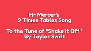 9 Times Tables Song To quotShake it Offquot By Taylor Swift [upl. by Lunseth331]