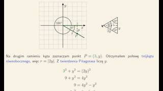 Funkcje trygonometryczna kąta 330 stopni [upl. by Llevra]