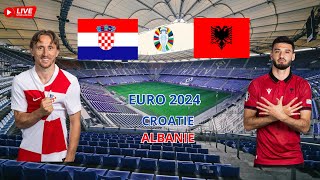 CROATIE VS ALBANIE LIVE MATCH  EURO 2024 [upl. by Otrebilif539]