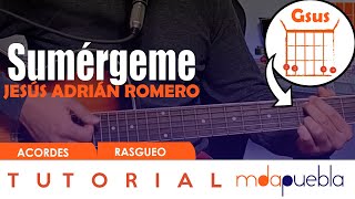 Sumérgeme  Cansado del camino JAR Tutorial guitarra acordes rasgueo [upl. by Tankoos232]