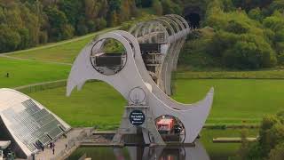 The famous Falkirk Wheel  how quickly does it turn [upl. by Glendon]