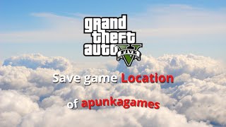 GTA 5 save game location  Apunkagames  🔥丨save file location of GTA 5  Apunkagames [upl. by Ludovico]