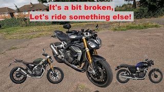 Speed Triple a bit broken lets ride something else [upl. by Chantal258]