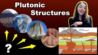 Plutonic Structures When Magma Cools Below Earths Surface Igneous Petrology 4  GEO GIRL [upl. by Siesser]