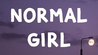 SZA  Normal Girl Lyrics [upl. by Tymon]