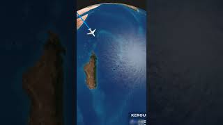 Distance between Moscow and Kerguelen Islands ukrainerussiaborder aviation military shortsputin [upl. by Toth]