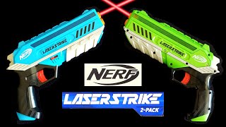 Nerf Laserstrike 2 pack Nerf Laser Tag [upl. by Nilyram899]