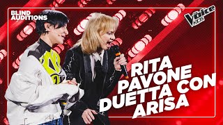 Le voci di Rita Pavone e Arisa in “Una Ragione In Più”  The Voice Kids 3 Blind Auditions [upl. by Nyladnewg292]