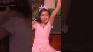 Then and now Sophia Grace and Rosie performing Super Bass ellen shorts [upl. by Arahahs]