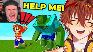 Foolish leads Kenji to his Demise  Minecraft FAMsmp [upl. by Surazal181]