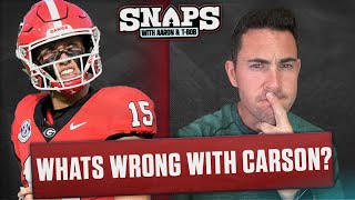 Aaron Murray breaks down what is wrong with Carson Beck [upl. by Lawrenson939]