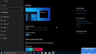 How to Enable Dark Mode in Windows 10 Officially [upl. by Lever]